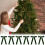 Set di fiocchi per albero di Natale in velluto, verde, 6 pezzi 6
