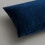 Βελούδινα καλύμματα μαξιλαριού Euro Sham 24x24" (2 τεμάχια), σκούρο μπλε, εξαιρετικά 6