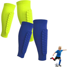 Shin Defender Shin Guards Kids, Shindefender Shin Guards Sleeves, for Soccer Ski Youth