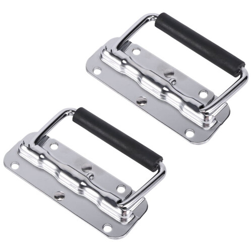 2-pack 304 fjäderhandtag i rostfritt stål