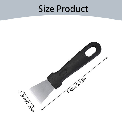 Raspador de chapa em aço inoxidável com orifício para pendurar, 13 cm (5,1 polegadas) 1