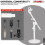 Supporto per microfono da scrivania con base rotonda, supporto universale per microfono da tavolo. 5