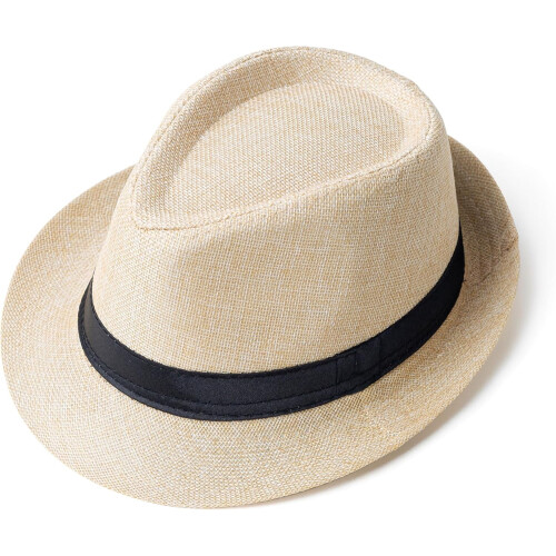 Κλασικά καπέλα Fedora με κοντό γείσο, καλοκαιρινά καπέλα παραλίας Trilby για άνδρες και 1