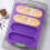 4-Cavity Purple Silicone Baguette Pan 1
