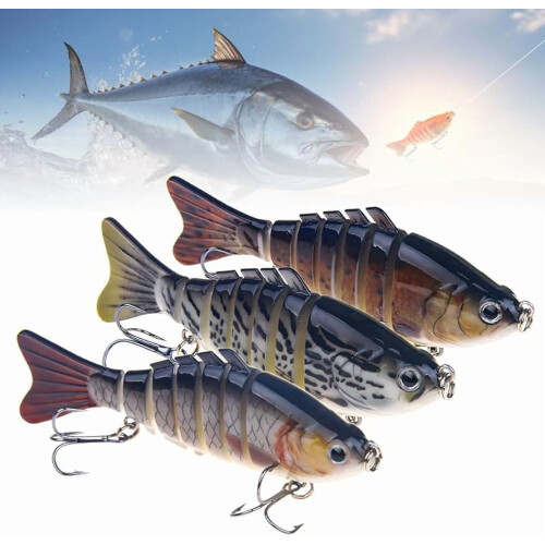 Roboter-Angelköder, 3D-Bionischer Schwimmköder, 1 Packung