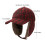 Kingfansion Winter Earflap Hat Polyester Outdoor Cold 3