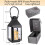 Black Metal Memorial LED Candle Gift 1