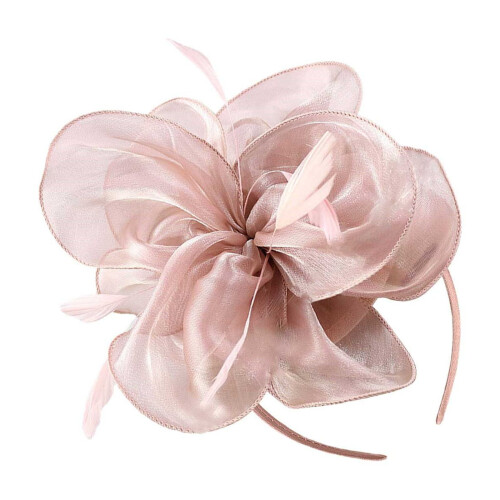Diadema vintage rosa para mujer
