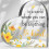Πινακίδα Γραφείου Be Kind από Ακρυλικό – 3,9x3,9", Ενθύμιο με Λουλούδια και Κίνητρα για 1