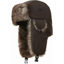 Cappello da cacciatore caldo in pelliccia sintetica, cappelli invernali per uomo e donna, Ushanka, cappello russo con paraorecchie, cappello da