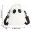Τσάντα Halloween Ghost – Τσάντα Messenger από PU δέρμα, χαριτωμένο σχέδιο με χρωματικά μπλοκ, 2