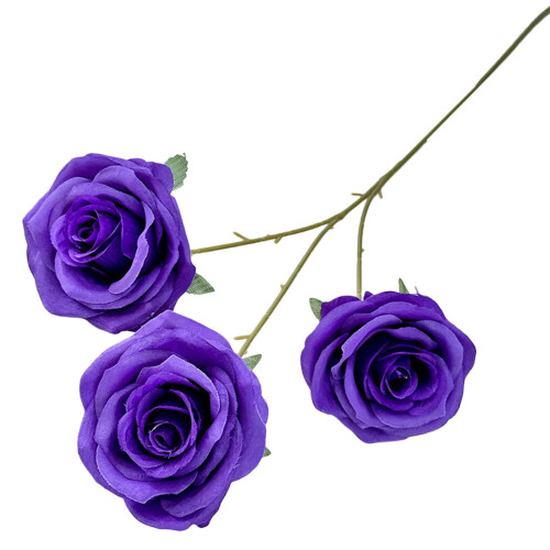 Rosa artificial em formato de coração, vermelha, 45 cm (18 polegadas), 1 peça. 1