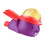 Cats Feeder Teasing Toy Training with Kibble Dispenser-Purple 1