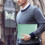 Leather Document Folder, Green 4