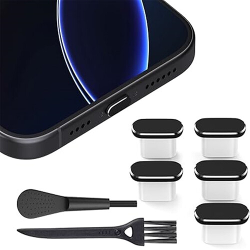 Tappo antipolvere USB-C per iPhone 16/15 e Galaxy S25/S24 1
