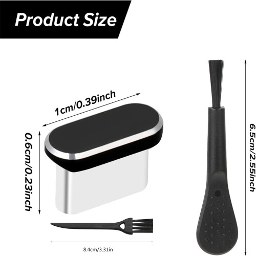 Tappo antipolvere USB-C per iPhone 16/15 e Galaxy S25/S24 2