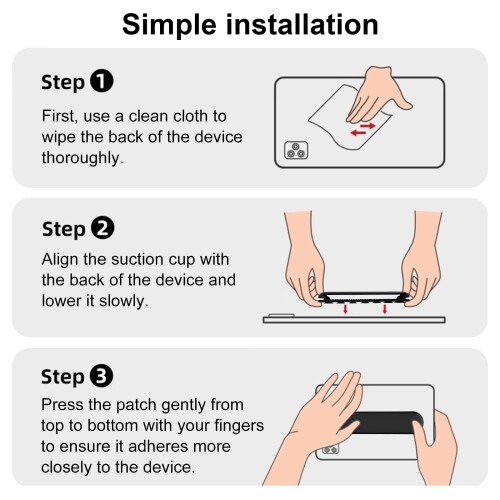 Multiple Size Compatible Tablet Hand Straps With Secure Silicone Grip For Standing Professional 1