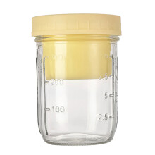 Récipient à salade en verre essentiel pour pique-niques en-Jaune