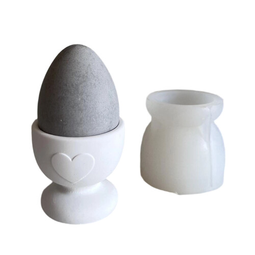Heart Pattern Silicone Eggs Holder Molds for Crafting 1
