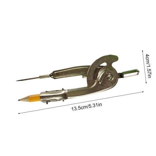 5-teiliges mathematisches Kompass-Geometrie-Zeicheninstrument 2