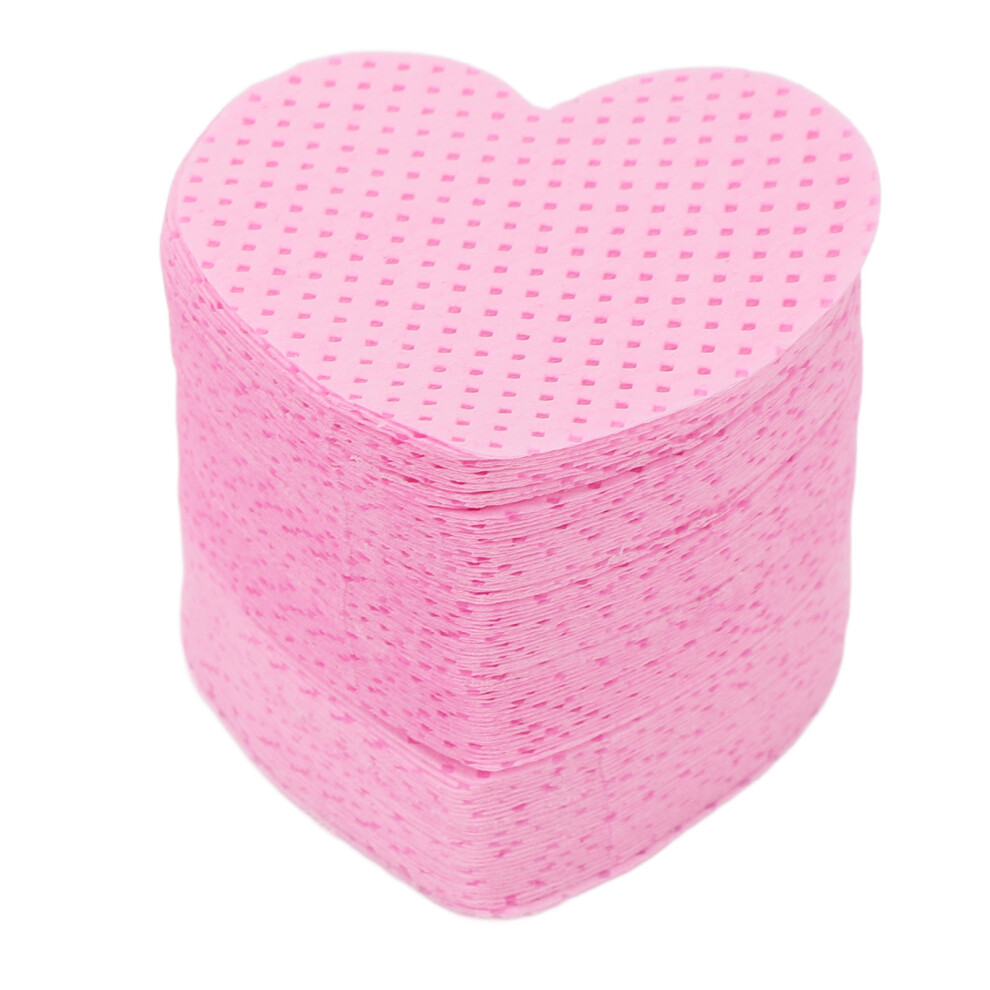 Pink 500Pcs Cotton Nail & Lash Cleaning Wipes, 5X5cm, Lint-Free