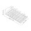 Transparent Plastic Eyeshadow Palette Organizer, Multi-Compartment, 116g 2