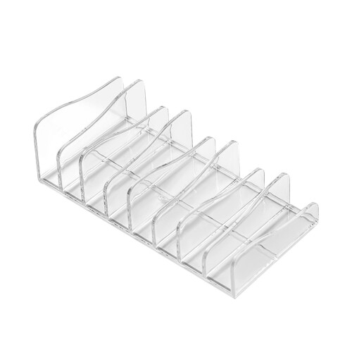 Transparent Plastic Eyeshadow Palette Organizer, Multi-Compartment, 116g 2