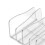 Transparent Plastic Eyeshadow Palette Organizer, Multi-Compartment, 116g 6