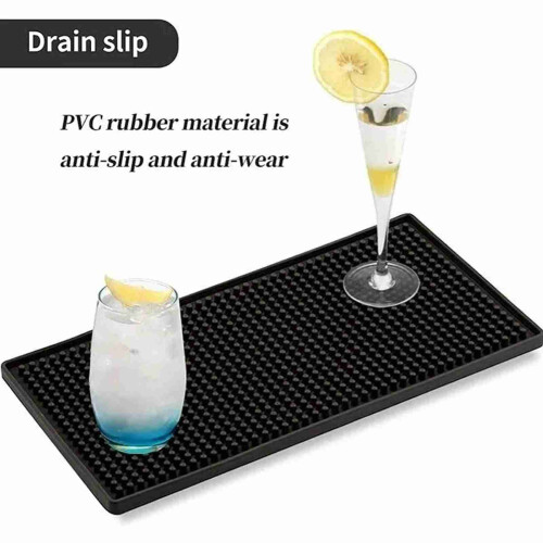 Heat and Cold Resistant PVC Drain Pad Black Thick