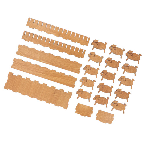 Wooden Animal Bobbin Set with Box 2