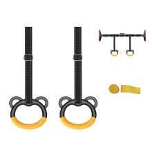 Children Gym Rings Adjustable Pull Up Aid