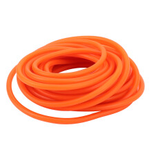 Elastic Latex Slingshot Catapult Tube 10m 32.8ft Orange for Fishing & Swimming
