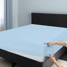 Drap-housse pour couchette de camping-car en microfibre, 122 x 190 cm, profondeur 40 cm