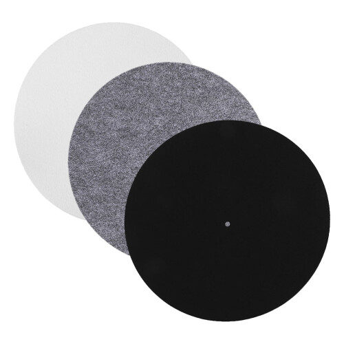 Vinyl Felt Turntable Mat Set 3 Pieces