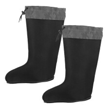 1 par de forros térmicos para botas de hombre, de felpa negra, aislantes para botas de senderismo, accesorios para clima frío.