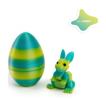 3D-printet påskehareggsett med kanin inni – Morsom påskegave og overraskelse til familien, kompatibel med standard 3D-skrivere