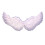 Carnival Angel Feather Floating Wings White1Pair 1