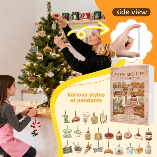 2D επίπεδο κουτί αεροσκαφών με ημερολόγιο Advent σειράς 24 τεμαχίων για αντίστροφη 1