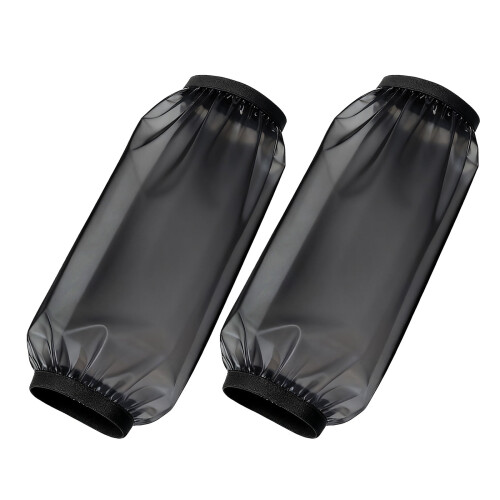 Fundas protectoras transparentes e impermeables para brazos, flexibles, paquete de 2