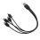 Καλώδιο πολλαπλής φόρτισης USB C Splitter Cable3 4in1 Γρήγορη φόρτιση με 3 4 αρσενικές θύρες 1