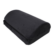 Adjustable Footrest Black Half Cylinder Design