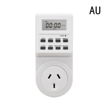 Electronic Digital Timer Switch Socket EU/UK/US/AUPlug 24 Hour Cyclic Kitchen Timer Outlet Programmable Timing Socket