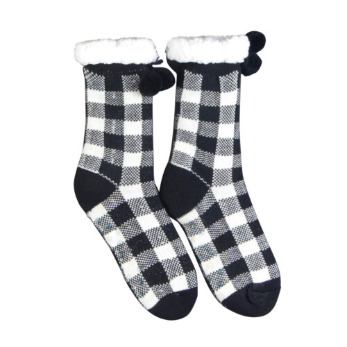 Κάλτσες Cozy Lush με αντιολισθητική λαβή για χειμερινό σαλόνι και άνεση στο σπίτι,