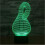 Φωτιστικό γραφείου 3D Illusion Spiral, RGB LED, 16 χρώματα, συμβατό με τροφοδοσία USB – 3