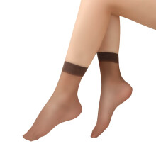 Calze da donna taglie forti, 6 paia di calzini trasparenti alla caviglia, calze in nylon da donna, calzini alla caviglia trasparenti, calzini