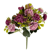 Bouquet de chrysanthèmes artificiels violets (1 pièce)