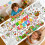 Easter Coloring Tablecloth & Poster Bunny Egg Design 59 x 4