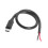 Typ-C-Ladekabel, robust, 35 W, 2-polig, offener Stecker 1