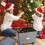 Boîte de rangement pour décorations de Noël à roulettes 1