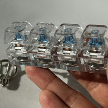 Teclado antiestresse com luz LED 4 em 1